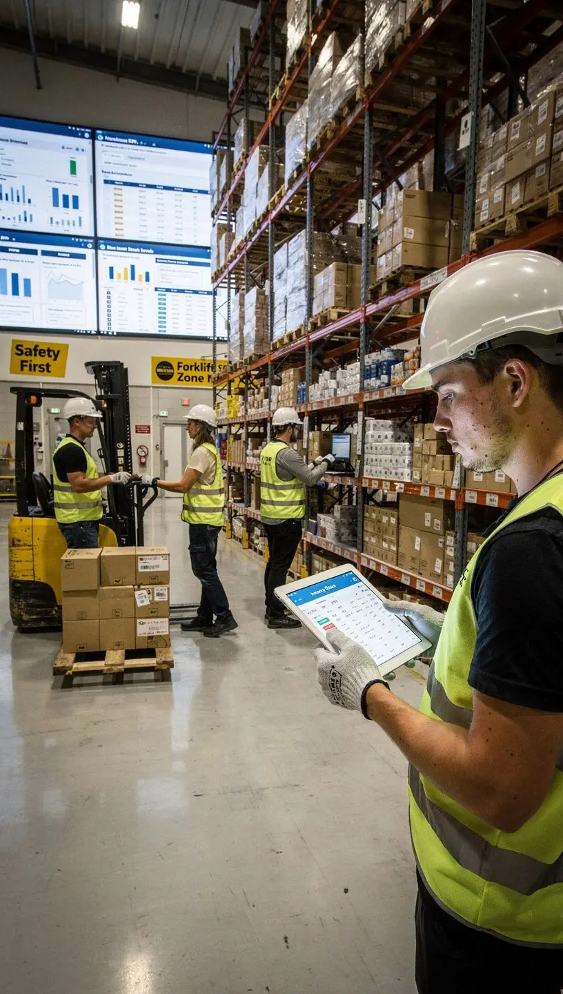 Ein Bild von Fachleuten, die an einem Tisch sitzen und Strategien für das Lieferkettenmanagement diskutieren.